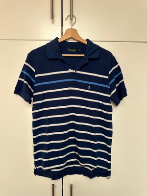 Men's Polo Shirt striped The Bostonians like new, size M