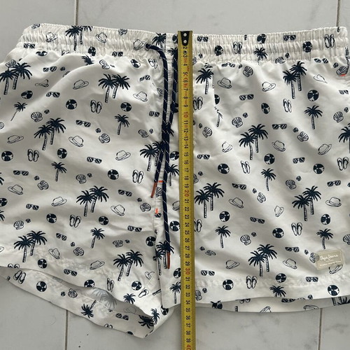 Pepe Jeans men's swim shorts size L, white