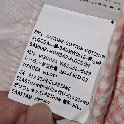 Checked trousers United Colors of Benetton like new, pleated with belt