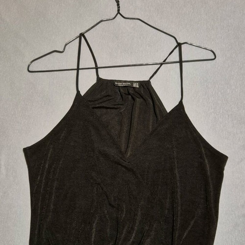 Bershka black tank top size M like new
