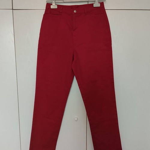 Talbots red cotton pants small used