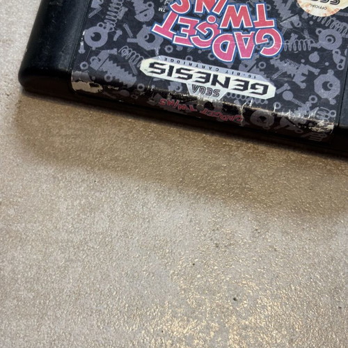 Gadget Twins Sega Genesis game cartridge