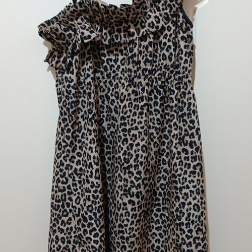 Leopard blouse with ruffles and one shoulder Tally Weijl size M used