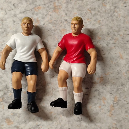 Football player figures set of 2, like new