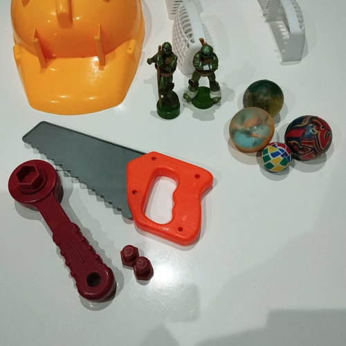 Small toys used, pack