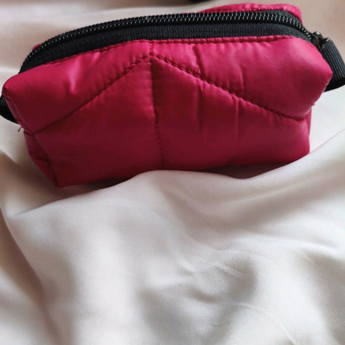 Handmade mini toiletry bag new, lined, small size