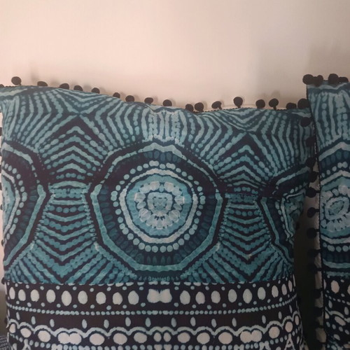 Boho nef nef sofa pillows like new, pack of 2, 45x45 cm