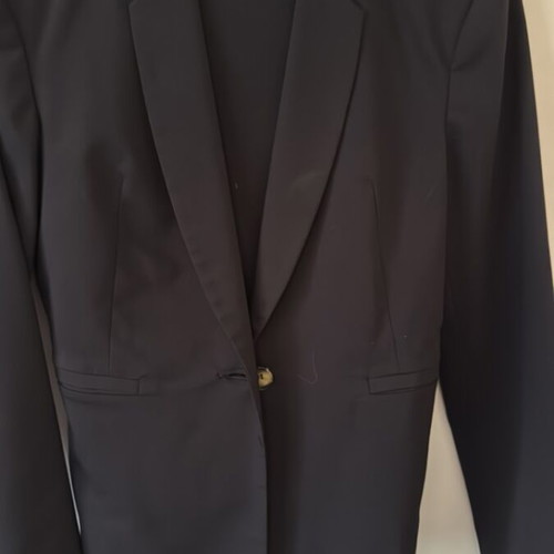 Toi&Moi black suit jacket M trousers L used