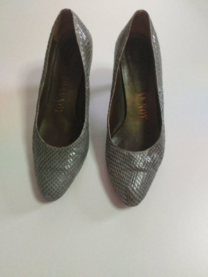 Ioannou leather shoes used, rare gray color