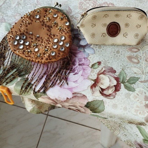 Kentia Wallets new, beige and gold