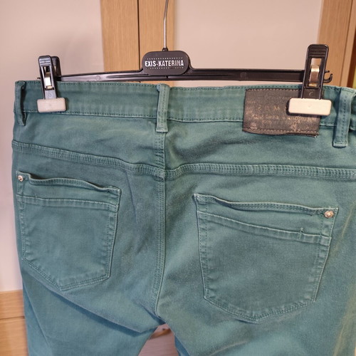 Camaro jeans used, green, size 34