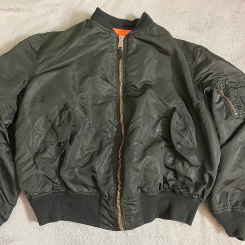 Alpha Industries MA-1 XXL black flying jacket used