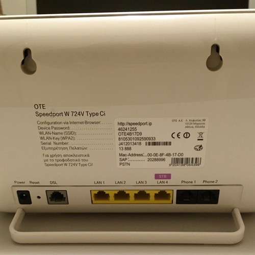 OTE Speedport W 724 V Type Ci used