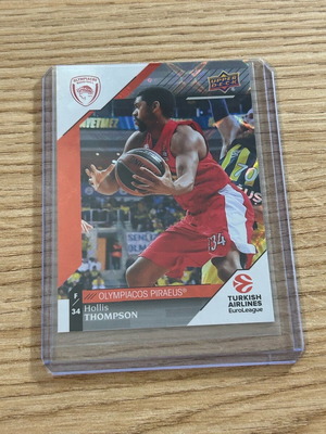 Κάρτα Hollis Thomson Ολυμπιακός Euroleague 2016-17 Upper Deck