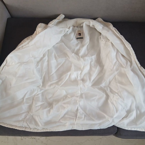 Long women's Bundero jacket off-white like new