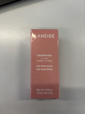 Laneige Juicepop Box Lip Tint Pop Star Peach new