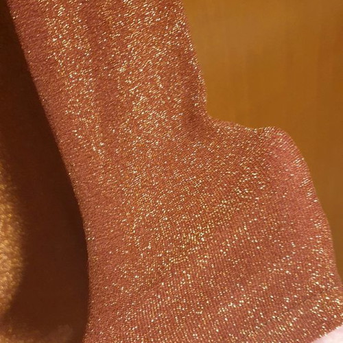 Dress new gold terracotta metallic, size L