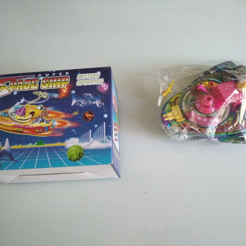 Super Space Ship new, 1990s sealed, battery operated