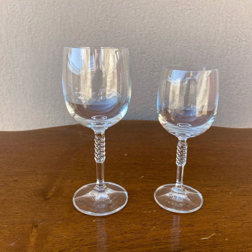 Glassware set used, 56 pieces