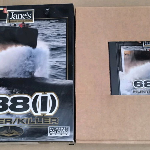 Jane's Combat Simulations 688(I) Hunter/Killer PC CD-ROM like new