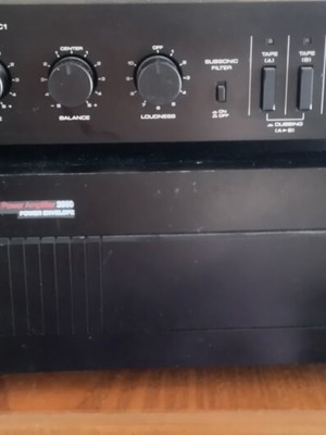 Kenwood Basic C1 preamplifier and NAD 2600 high-end power amplifier