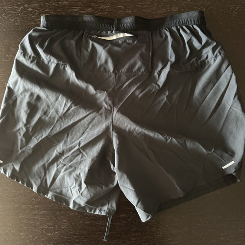 Nike Running Dri-FIT shorts Large with inner leggings like new, black