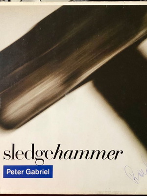 Sledgehammer vinyl used, Peter Gabriel, 12", 45 RPM, maxi-single, pop