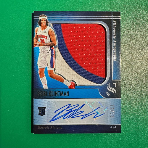 Panini Silhouette Numbered Card Bobi Klintman Rookie Patch Auto 2024-25