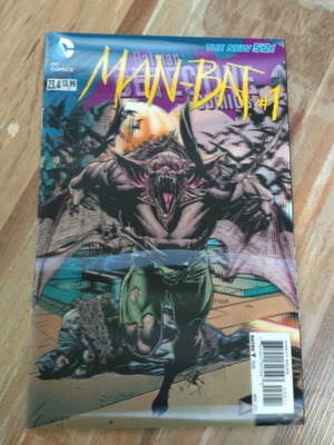 Detective Comics 23.4 A Man-Bat 3-D Motion Cover like new