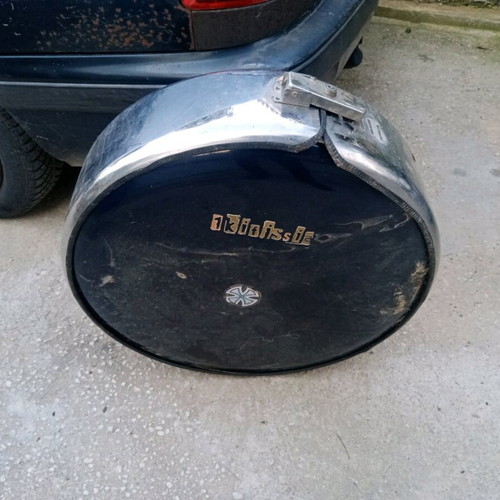 Spare Tire Cover used, nickel for Mitsubishi Pajero Pinin