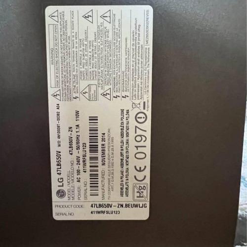 LG 47 spare parts like new, power board and new LED strips