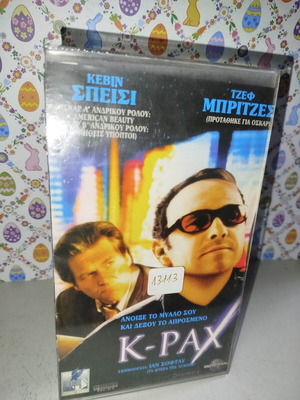 K-Pax VHS tape used with cover in plastic case