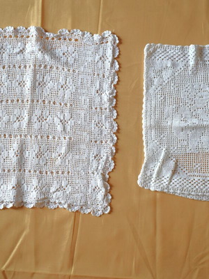 Handmade embroidered pillowcases new set