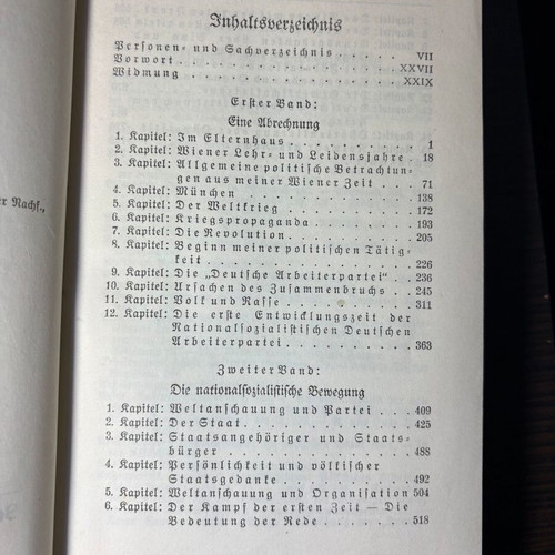 Mein Kampf used, Original 1941 People’s Edition, 781 pages