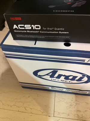Κράνος Μηχανής Arai Quantic με ενδοεπικοινωνία Sena ACS 10 καινούργιο μέγεθος Medium
