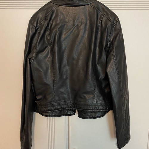 Jacket mid-length size L like new, black