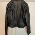 Jacket mid-length size L like new, black