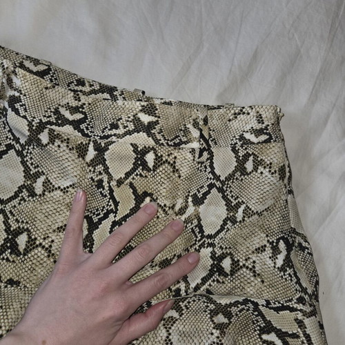 Zara Basic Snakeskin Print Skort S Like New