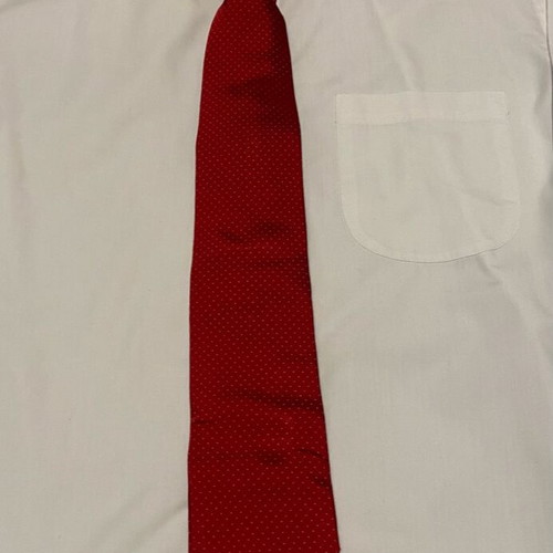 Tie No 76 like new, red Oxford Company