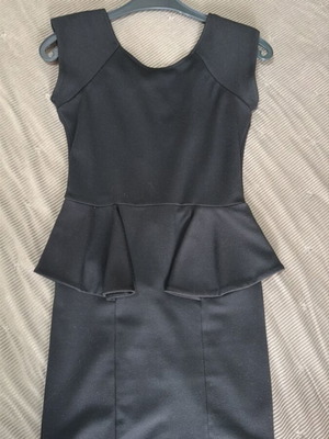 Toi & Moi Black Short Dress With Back Detail Refurbished