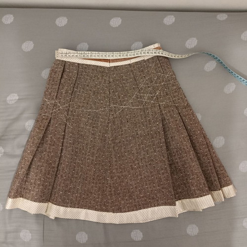 Sprider Girl wool girls' skirt for 12 years old, like new, brown
