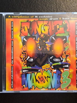 Jungle Massive 3 CD, exclusive jungle drum & bass compilation