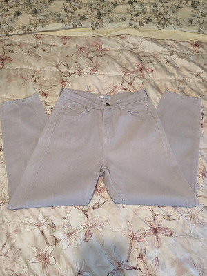 High-waisted pants like new, purple, size S