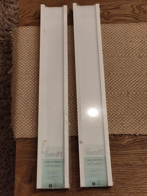 Homefit narrow white lacquered shelf for frames, set of 2