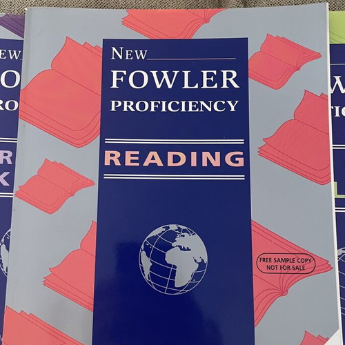 English books set of five like new with answers for self-study