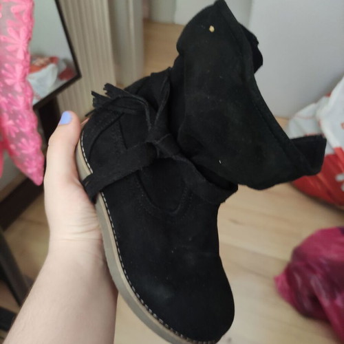 Exe kids black boots size 29 like new