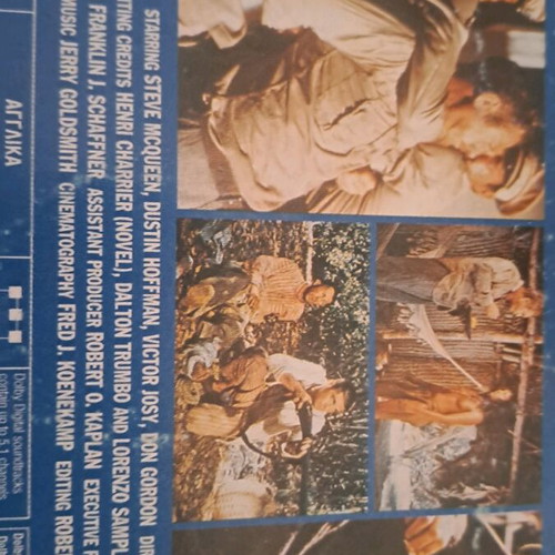 Papillon DVD used, action, social, drama with subtitles