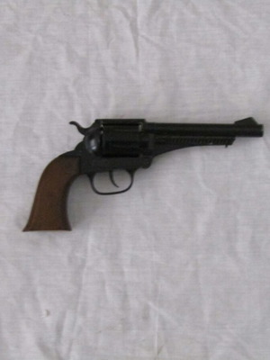 Edison Giocattoli cowboy pistol metal like new, 1960-1970