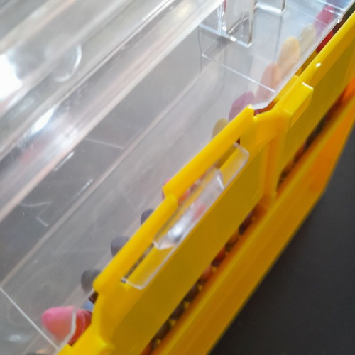 Crayon case with 72 crayons used, vintage collectible