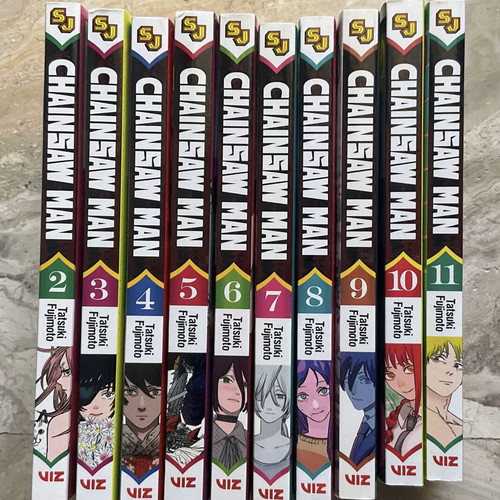 Chainsaw Man Manga volumes 2-11 like new